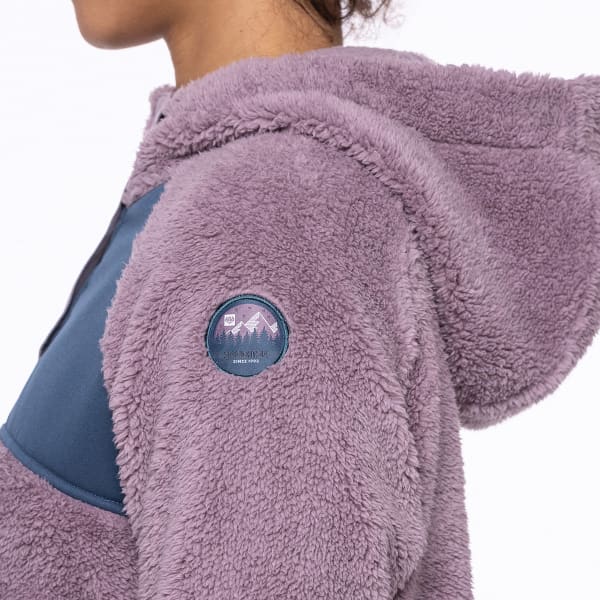 686 Womens Hemlock Fleece Hoody-DUSTY ORCHD SHRP CLRBLK アウトレット対象商品 686-WMNS HEMLOCK FLEECE HOODY DUSTY ORCHD SHRP CLRBLK