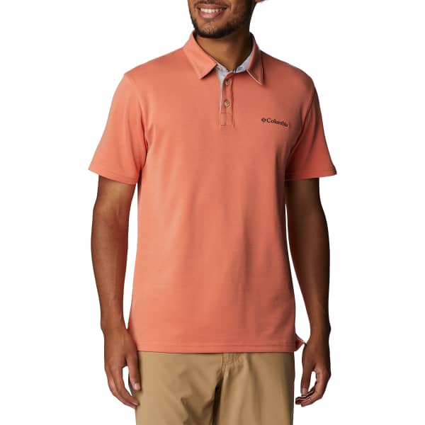 COLUMBIA NELSON POINT POLO DESERT ORANGE 23