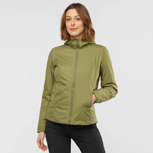 SALOMON OUTRACK INSULATED HOODIE W Unicolore - Ski down jacket