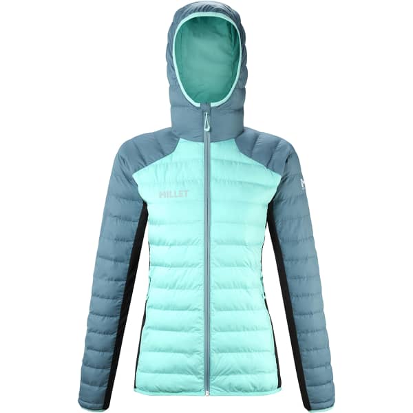 MILLET FITZ ROY WARM HOODIE ARUBA HYDRO Hiking down jacket