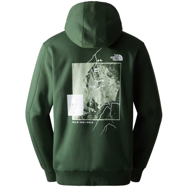THE NORTH FACE M OUTDOOR GRAPHIC HOODIE PINE NEEDLE Sweatshirt