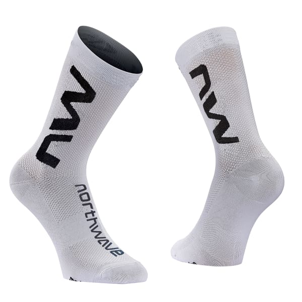 NORTHWAVE EXTREME AIR SOCK WHITE BLACK Cycling socks