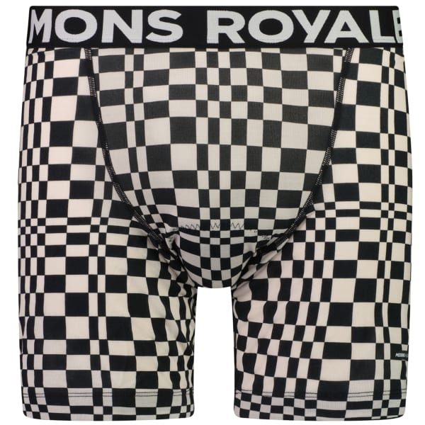 Black and white checkered cycling shorts top