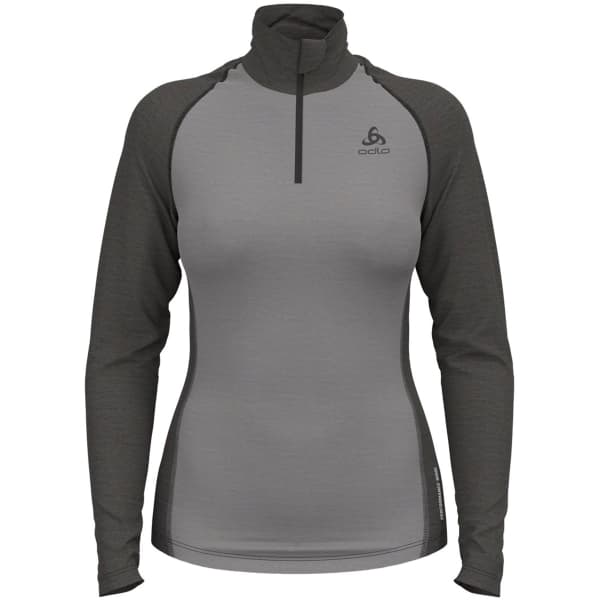 ODLO-NATURAL PERFORMANCE PW 150 BL TOP TURTLE NECK L/S HALF ZIP W