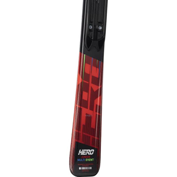ROSSIGNOL HERO JR 130-150 + XPRESS 7 GW BLACK/RED - Alpine ski set