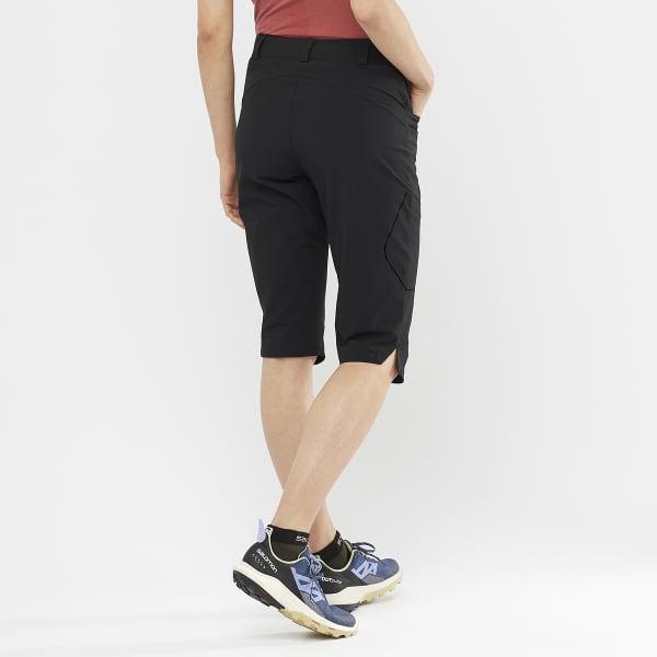 SALOMON-WAYFARER CAPRI W BLACK Hiking capri pants