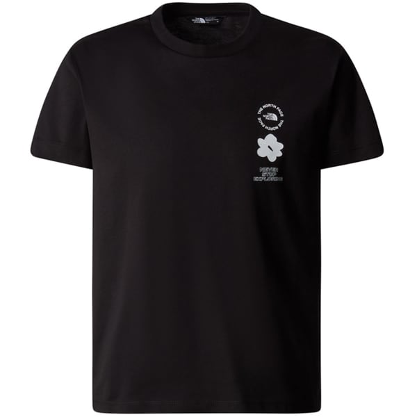 THE NORTH FACE★25SS★FLOWER EX S/S R/TEE_NT7UR23 T-shirt The North Face Flower Dome Relaxed Graphic - różowy