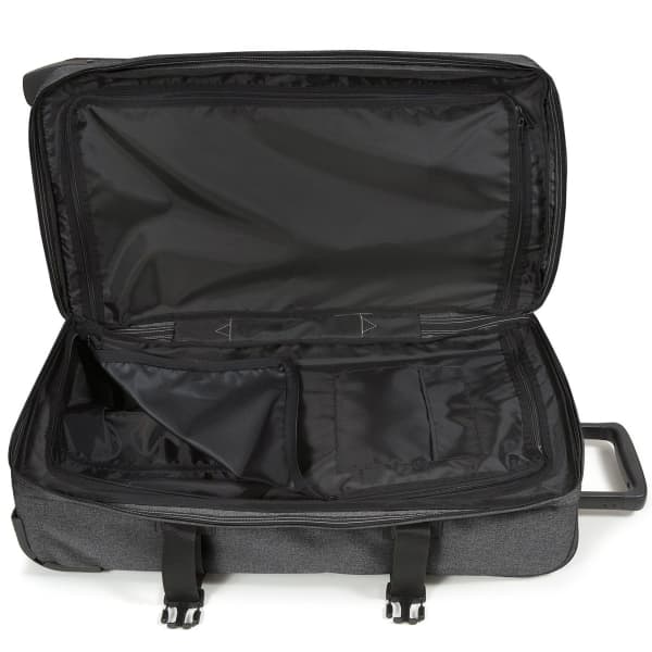 EASTPAK TRANVERZ M BLACK DENIM - Travel bags