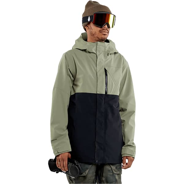 VOLCOM L GORE TEX JACKET LIGHT MILITARY Ski jacket
