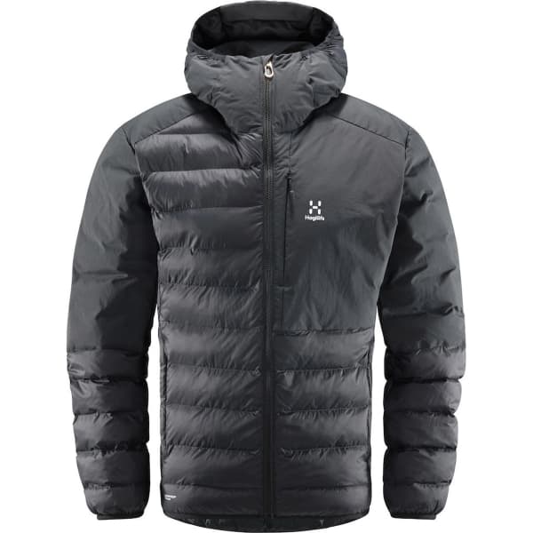 HAGLOFS DALA MIMIC HOOD TRUE BLACK Ski down jacket