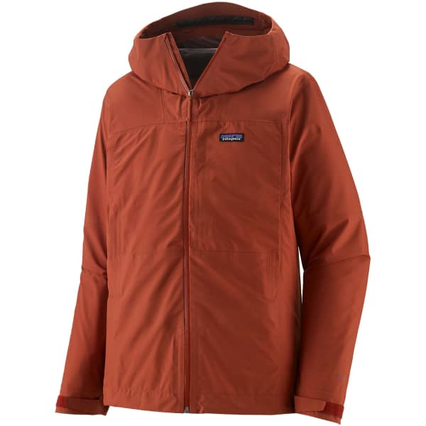 PATAGONIA M S BOULDER FORK RAIN JKT BURNISHED RED 25