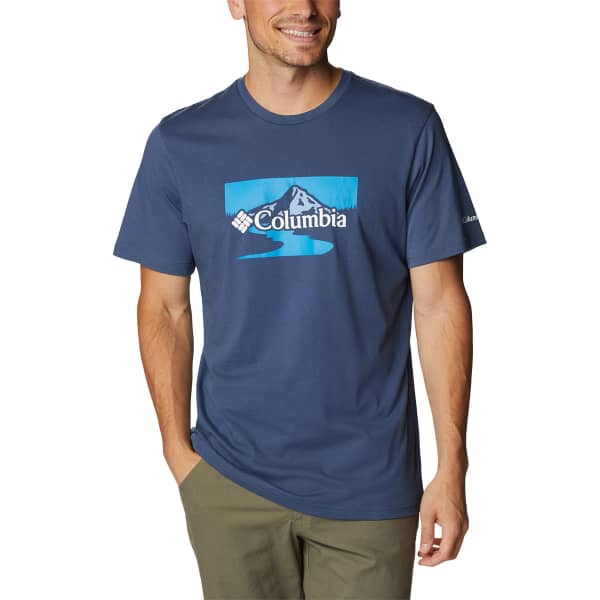 【爆売り！】 TEE GRAPHIC LAKE™ COLUMBIA-PATH II 2 MOUNTAIN/PEAK DARK トップス