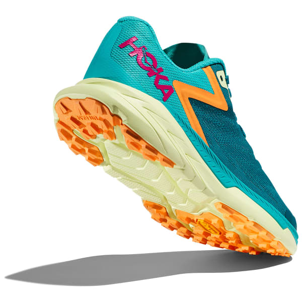 HOKA ONE ONE ZINAL DEEP LAKE/CERAMIC - Trail running shoes