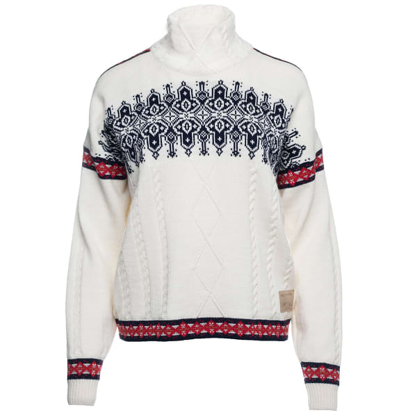 DALE OF NORWAY-ASPØY F SWEATER OFFWHITE RASPBERRY NAVY - Jumper