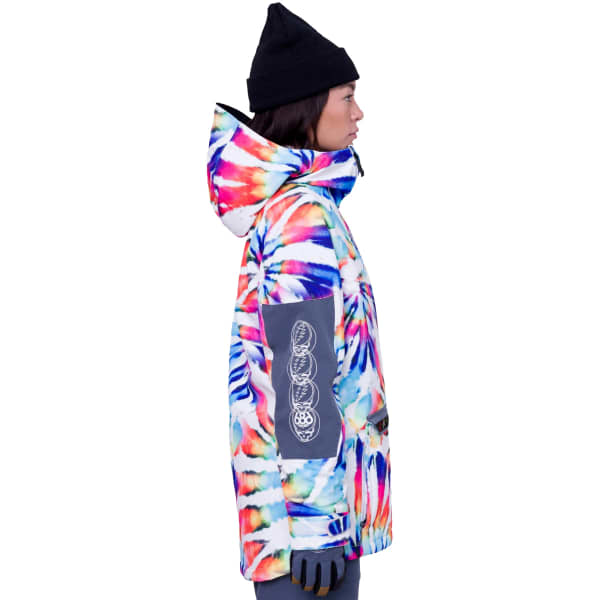 686-WMNS UPTON INSULATED ANORAK GRATEFUL DEAD WHITE TIE DYE 686-WMNS UPTON INSULATED ANORAK GRATEFUL DEAD WHITE TIE DYE