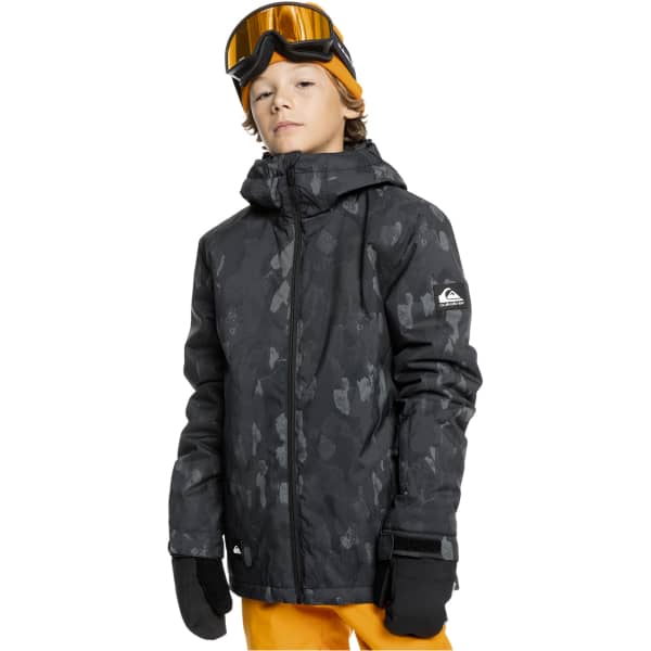 QUIKSILVER MISSION PRINTED YTH JK NATURE ZOOM DARK SHADOW - Ski jacket