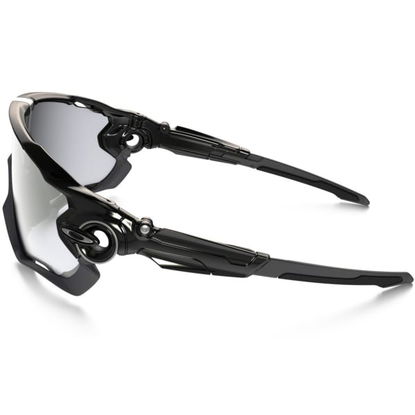 OAKLEY JAWBREAKER PLSHD BLK CLEAR BLK IRID POLISHED BLACK CLEAR