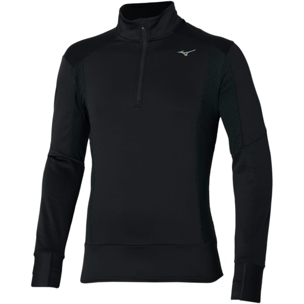 MIZUNO WARMALITE HZ BLK BLACK Running T shirt