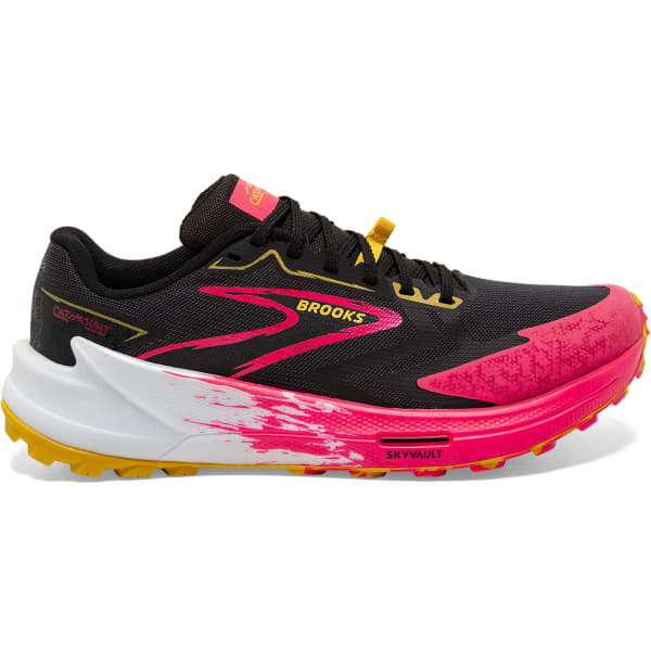 Brooks running shoes black and pink discount