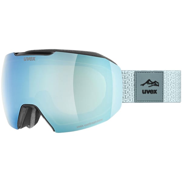 UVEX-EPIC ATTRACT CV BLACK DL/FM SAPPHIRE-GREEN - Ski goggles UVEX-EPIC ATTRACT CV BLACK DL/FM SAPPHIRE-GREEN - Ski goggles