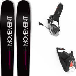 Pack ski MOVEMENT MOVEMENT GO 100 WOMEN + LOOK PIVOT 14 GW B115 BLACK/ICON - Ekosport
