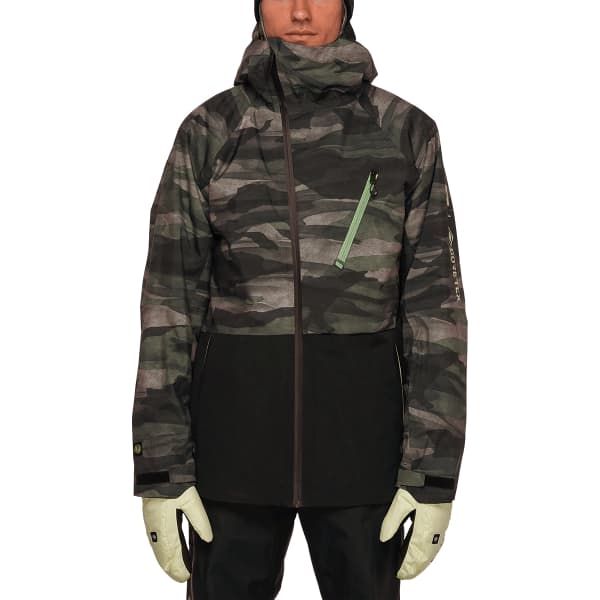 686-GRTX HYDRA DOWN THERMAGRAPH JKT GBL GRN WTLND CMO CLRBLK