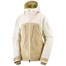 SALOMON BRILLIANT JACKET W SAFARI VANILLA ICE Veste de ski