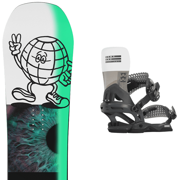 SALOMON-SLEEPWALKER + Fix - Snowboard set
