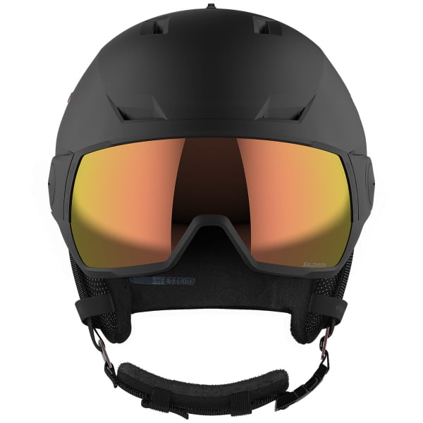 SALOMON ICON LT VISOR PHOTO BLACK - Ski helmet