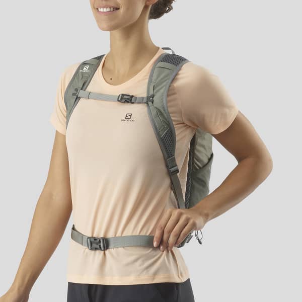 SALOMON TRAILBLAZER 10 WROUGHT IRON/SEDONA SAGE - Trail running bag