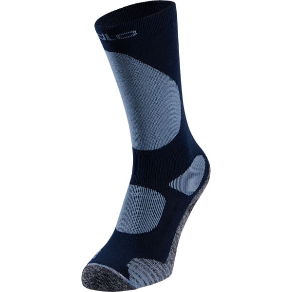 ODLO ACTIVE WARM ELEMENT KIDS SOCKS OVER CALF DARK SAPPHIRE PROVINCIAL BLUE Chaussette ski de fond