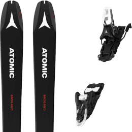 Pack ski ATOMIC ATOMIC BACKLAND 85 UL + ATOMIC SHIFT 10 MNC N BLACK/WHITE 100 - Ekosport