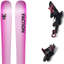 Pack ski FACTION FACTION DANCER 1X + MARKER KINGPIN 10 75-100MM BLACK/RED - Ekosport