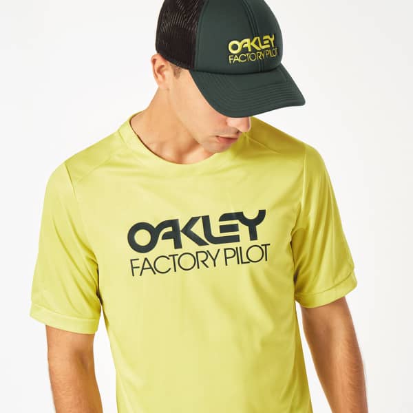 OAKLEY FACTORY PILOT MTB SS JERSEY II SULPHUR MTB Trikot