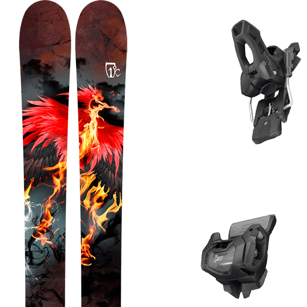 ICELANTIC-NOMAD 115 + Fix - Alpine ski set