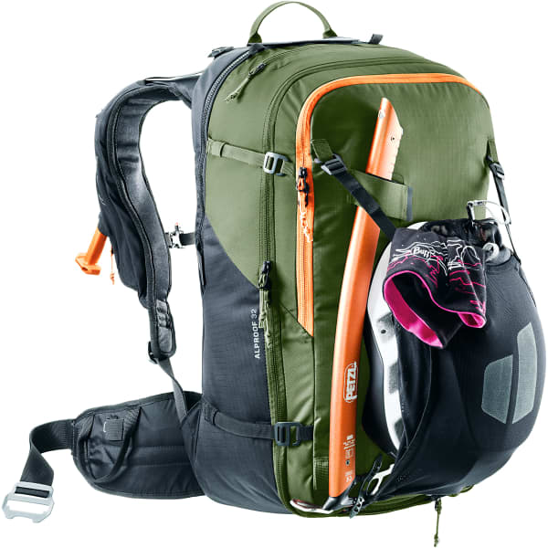 DEUTER ALPROOF 32 KHAKI BLACK Airbag backpack