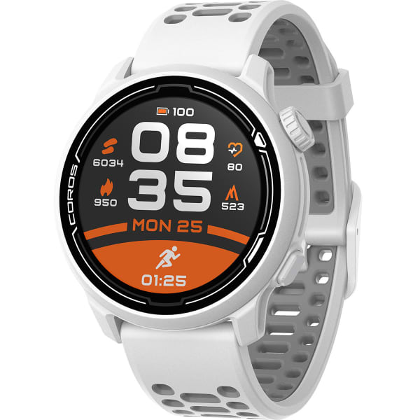 COROS-PACE 2 WHITE WITH SILICONE BAND WHITE - Montre cardio GPS