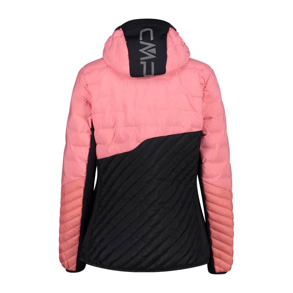 HYBRID down Ski HOOD PESCA CMP-WOMAN jacket - FIX JACKET ANTRACITE