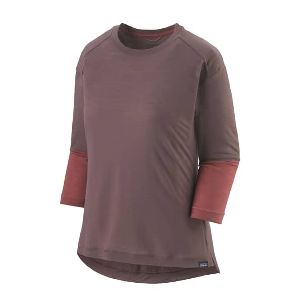 PATAGONIA W S MERINO 3 4 SLEEVE BIKE JERSEY DUSKY BROWN Cycling jersey