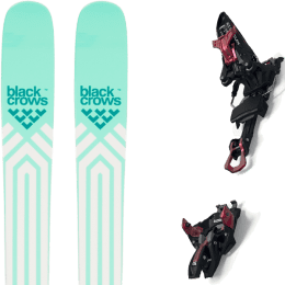 Ski randonnée BLACK CROWS BLACK CROWS ATRIS BIRDIE + MARKER KINGPIN 13 100-125MM BLACK/RED - Ekosport