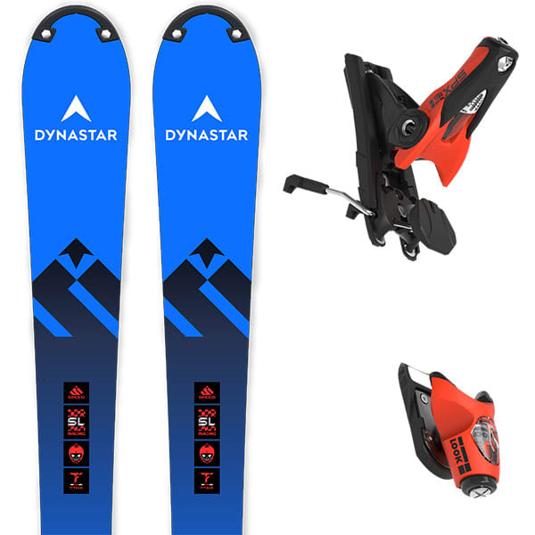 DYNASTAR-SPEED OMG FIS SL FAC 165 R22 + SPX 15 HOT RED - Alpine ski set