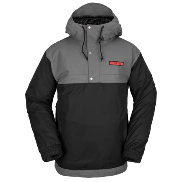 Black pullover snowboard jacket outlet