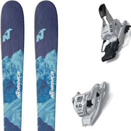 Pack ski alpin NORDICA NORDICA ASTRAL 84 + MARKER 11.0 TCX WHITE - Ekosport