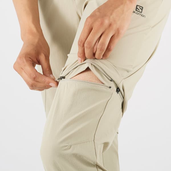 SALOMON WAYFARER ZIP OFF PANTS W Unicolore Hiking trousers