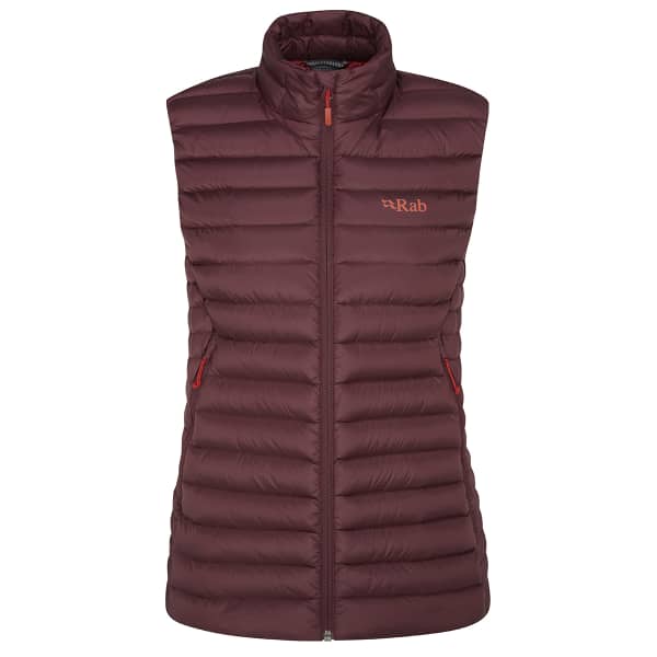 RAB MICROLIGHT VEST W DEEP HEATHER Ski touring ski down jacket