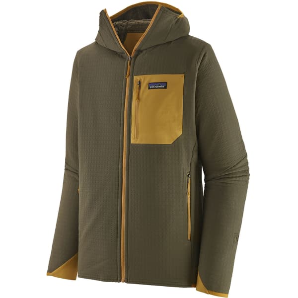 PATAGONIA-M'S R2 TECHFACE HOODY BASIN GREEN - Hiking fleece PATAGONIA-M'S R2 TECHFACE HOODY BASIN GREEN - Hiking fleece