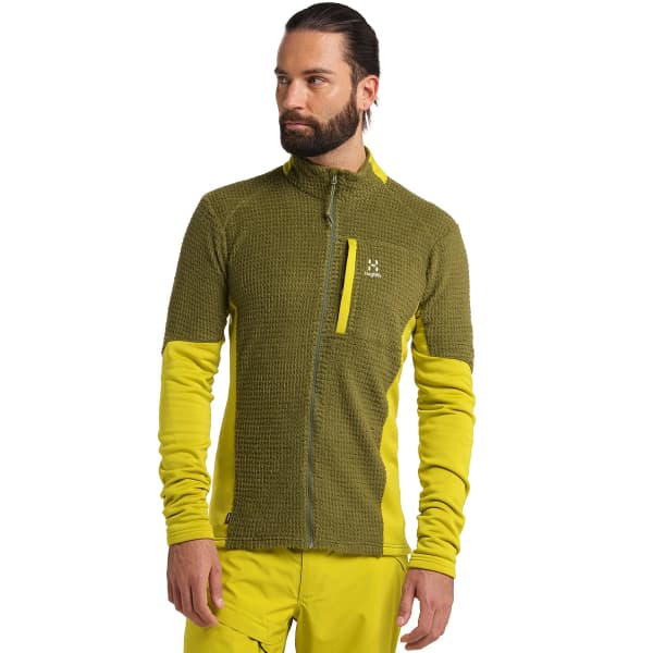 HAGLÖFS-TOURING MID JACKET M OLIVE GREEN/AURORA - Ski touring ski