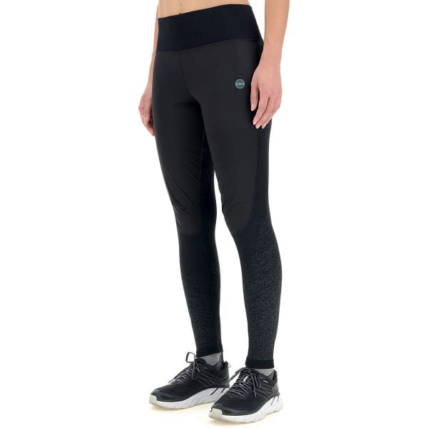 UYN-LADY RUNNING EXCELERATION WIND PANTS LONG BLACK/CLOUD BLACK CLOUD - Running  tights