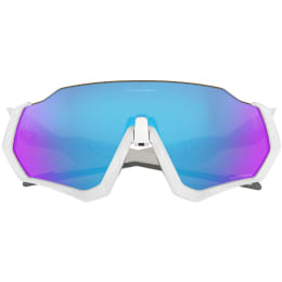 OAKLEY-FLIGHT JACKET MATTE WHITE/PRIZM SAPPHIRE - Cycling OAKLEY-FLIGHT JACKET MATTE WHITE/PRIZM SAPPHIRE - Cycling