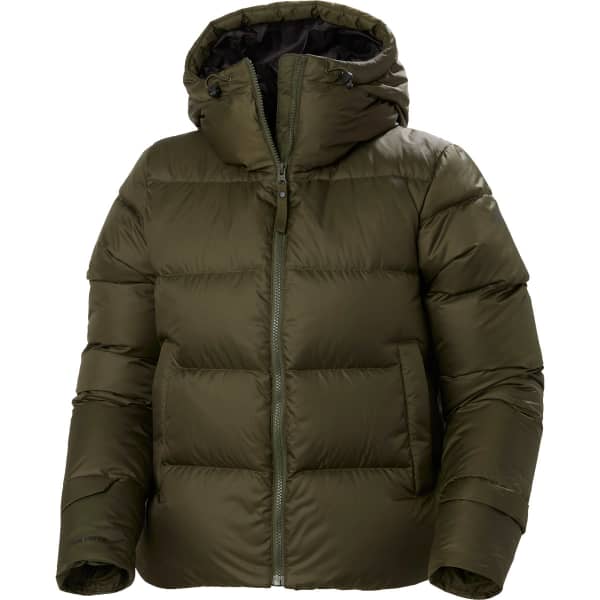 HELLY HANSEN W ESSENCE DOWN JACKET GREEN Ski down jacket